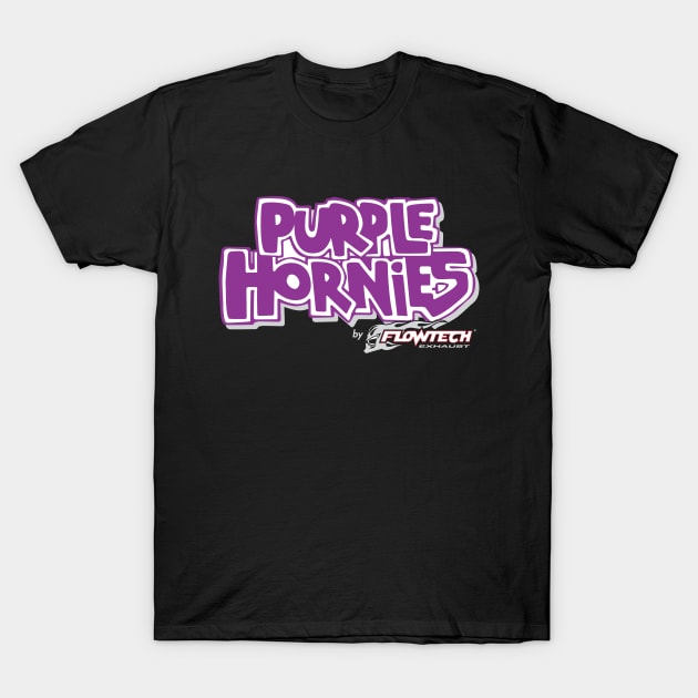 PURPLE HORNIES T-Shirt by bakingsoda